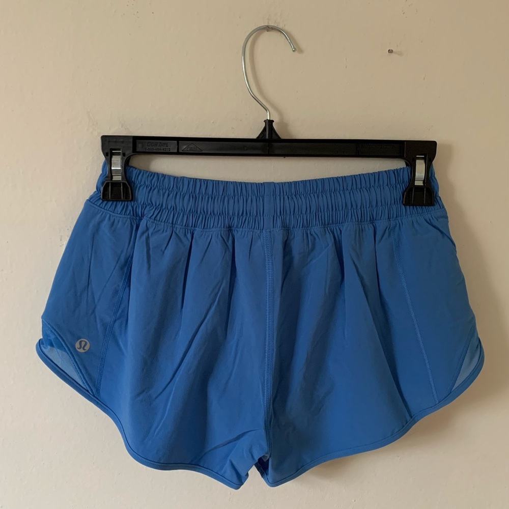 lululemon Hotty Hot LR Lined Short 2.5" Blue Nile Size 4 New NWT - Picture 7 of 16